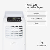 Klarstein Pure Blizzard 3 2G Mobiles Klimagerät 7000 BTU Leise 50 Dezibel Energieklasse A 2