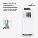Klarstein Pure Blizzard 3 2G Mobiles Klimagerät 7000 BTU Leise 50 Dezibel Energieklasse A 6