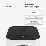 Klarstein Kraftwerk Smart Mobile Klimaanlage 12000 BTU R290 56 m² 2