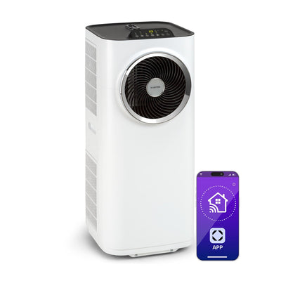 Klarstein Kraftwerk Smart Mobile Klimaanlage 12000 BTU R290 56 m²