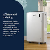 De'Longhi Pinguino PAC EM82 ECO Aire Portátil 3 en 1 Hasta 27 m² 10000 BTU Clase A 4