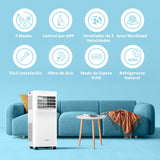 Comfee Breezy Cool Pro 2.6 Climatizador Portátil 9000 BTU Hasta 30 m² Alexa App 3