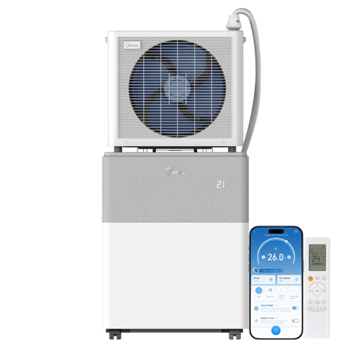 Midea PortaSplit Mobiles Split-Klimagerät - 8.000 BTU - Kühlen - Mit WLAN